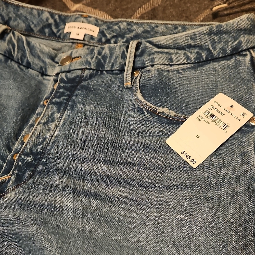 Good American Blue Boot Cut Jeans